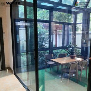 Skydedør i aluminium