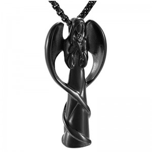 Kremering vedhæng engel vedhæng halskæde urn vedhæng 925 sterling sølv vedhæng