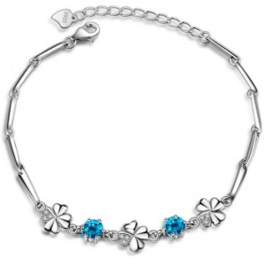 Saphire kvinder armbånd cubic zirconia armbånd