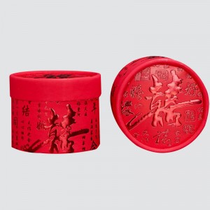 Brugerdefineret bryllup glad begivenhed cylinder kasse slik mad gaveæske