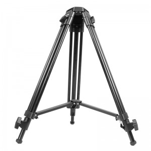 KINGJOY VT-2500 Professional 3-sektions Mg-Al Alloy video fotostativ stativ til videokamera