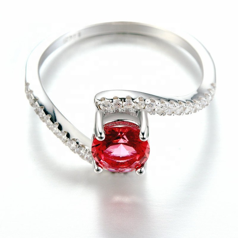 Forlovelsesringe til kvinder ametist cubic zirconia ringe rubinringe lover ringe