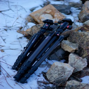Kingjoy K3208 Travel Series Carbon Fiber Tripod med QH20 kuglehoved