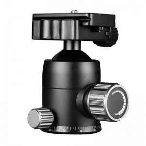 KINGJOY Letvægts kuglehoved af aluminium til DSLR digitale kameraer