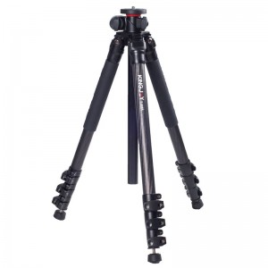 Kingjoy professionelt kulfiber letvægts stativkamera til foto F1208R