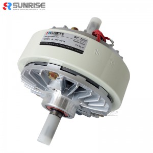 Høj kvalitet lav pris dobbelt aksel magnetisk pulver kobling til pakkemaskine pc-serie