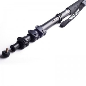 KINGJOY kamera monopod Alpenstock, aluminium flip lock video monopod til kamera med 1\/4 \