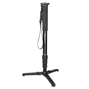 Kingjoy Photographe aluminiummonopod til fotografering med benbase-professional