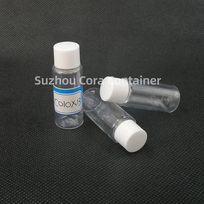 10ml Neck Size 13mm Pet Plastic Cosmetic Bottle with Screawing Cap