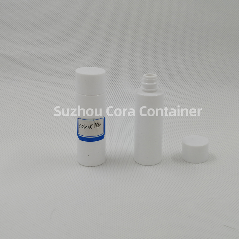 20ml Neck Size 14mm Pet Plastic Cosmetic Bottle with Screawing Cap