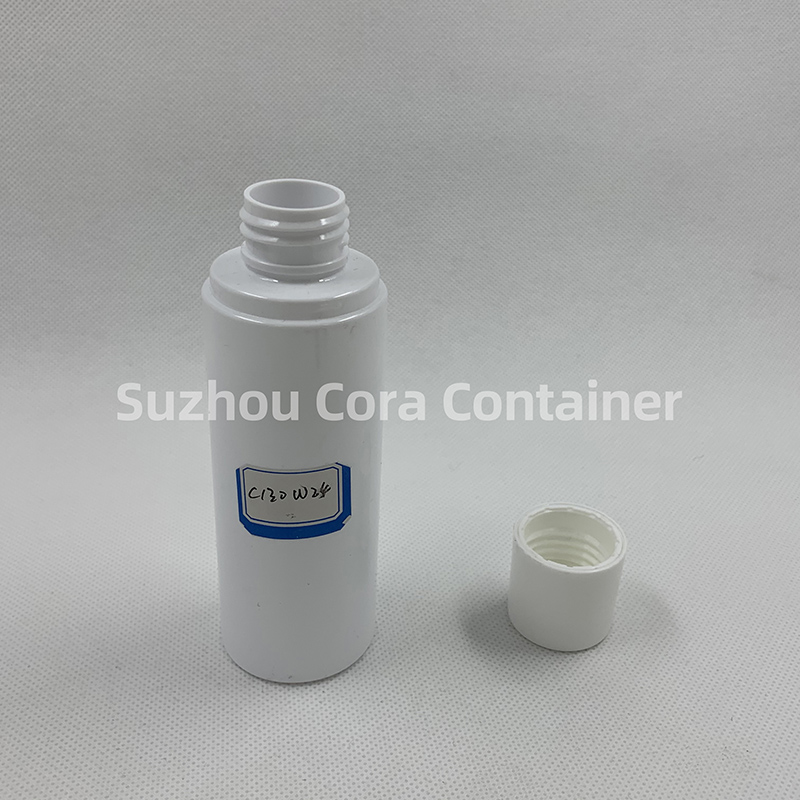 130ml Neck Size 24mm Pet Plastic Cosmetic Bottle with Screawing Cap