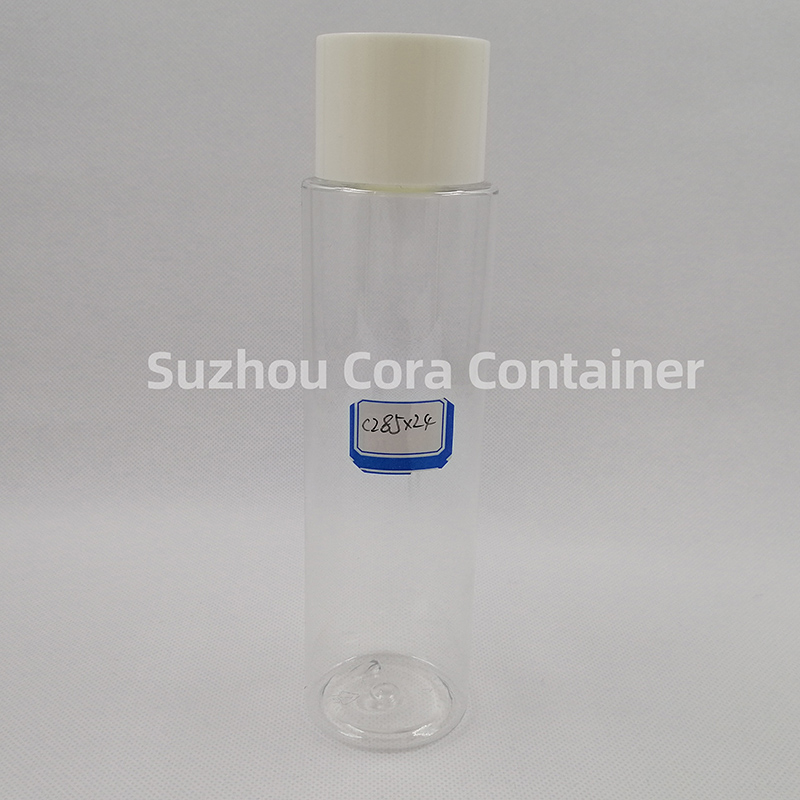 285ml Neck Size 24mm Pet Plastic Cosmetic Bottle with Screawing Cap