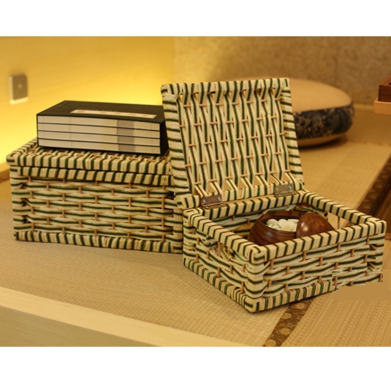 Forlænget lagerkurv med Lid