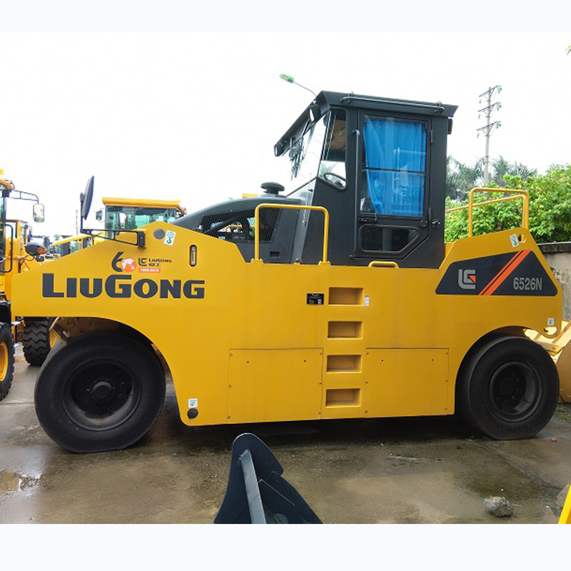 Liugong Official Manufacturer 26t Mekanisk Single-Drum Road Roller Clg6526