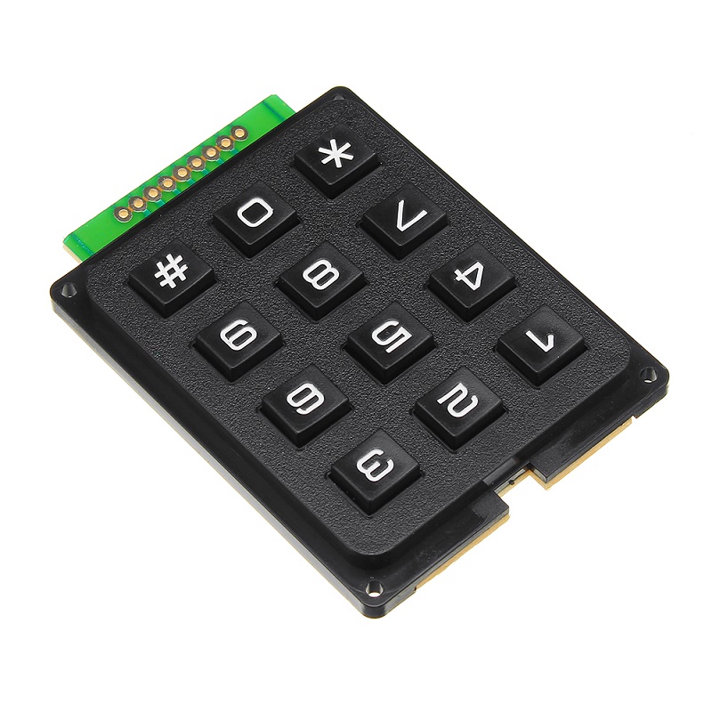 Brugerdefineret smart elektronik 3x4 Matrix Array Membran switch tastatur 12 nøgle 4 * 3 4X3 tastatur 3 * 4