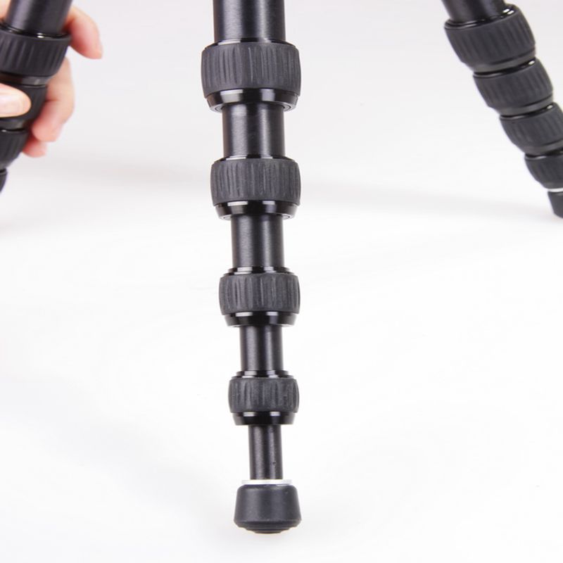 Letvægts aluminiumskamera stativ rejse stativ K009B + V00