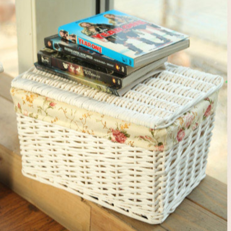 Håndlavet desktop opbevaringskurv