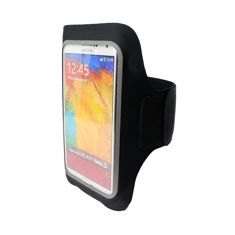 Sort vandfri Lycra Cellphone Running 5.5-6 størrelse