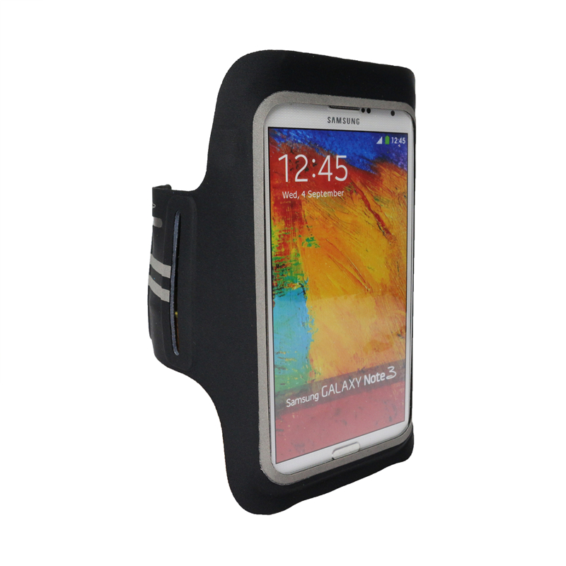 Sort vandfri Lycra Cellphone Running 5.5-6 størrelse