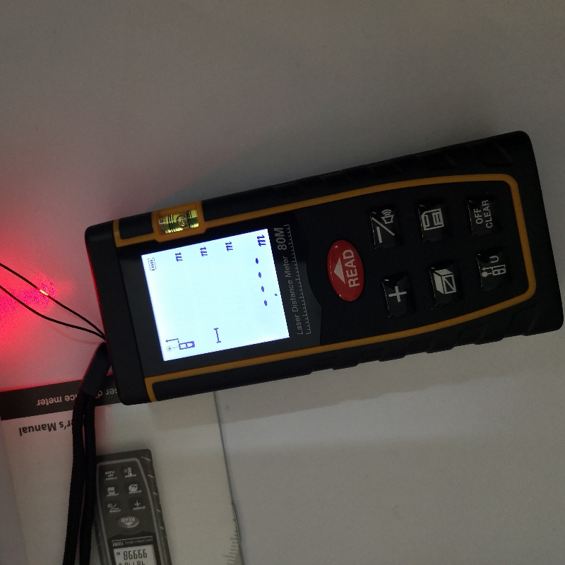 Digital laserafstandsmåler 40Meter 60M 80M og 100 Meter