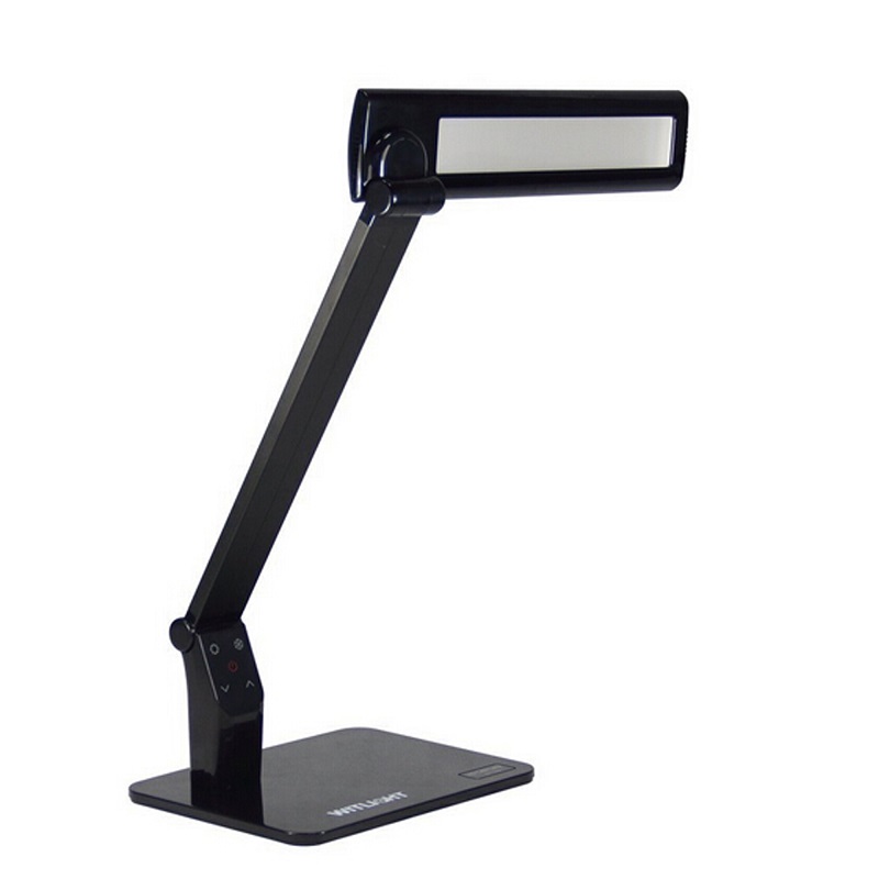 1689 Rør Kontrolleret lysstyrketabel Lyslygte Levende farvelys og usb LED Desk Lampe