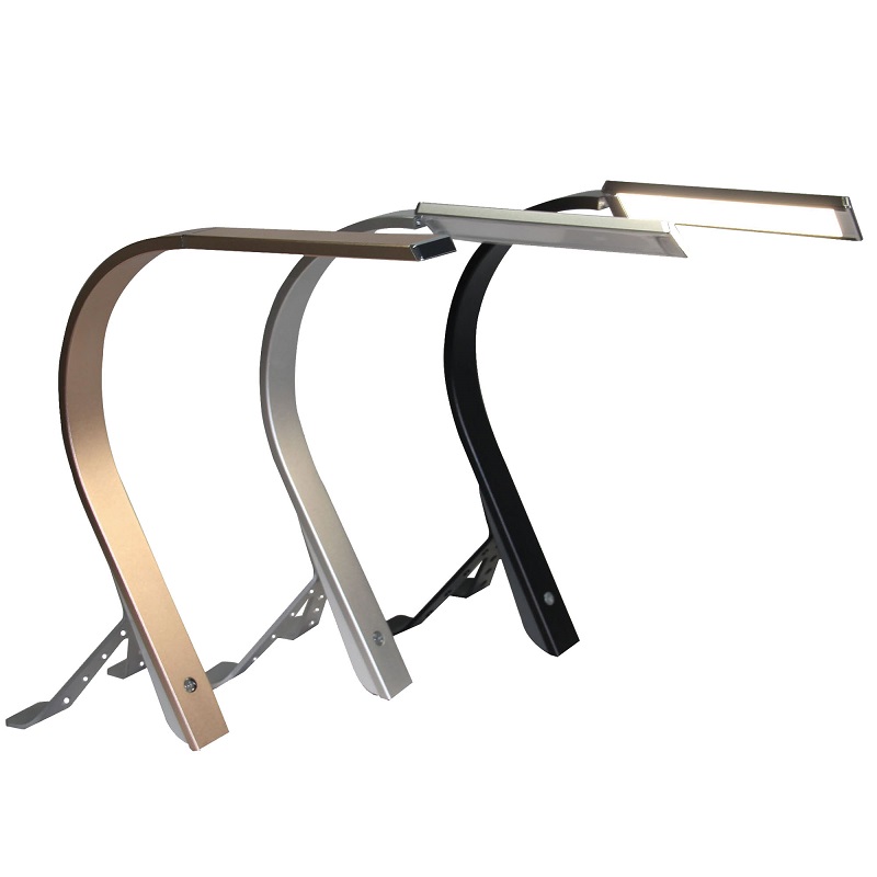 521U Levende farve Ændrer Eye Care USB Gencharable moderne bordlampe,5 niveaulysstyrke Touch- sensitive Skift