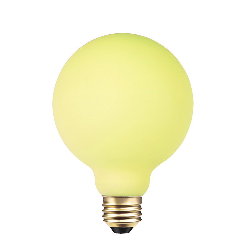 G150 Ballet mørkerød spiral Glødelampe med vinger