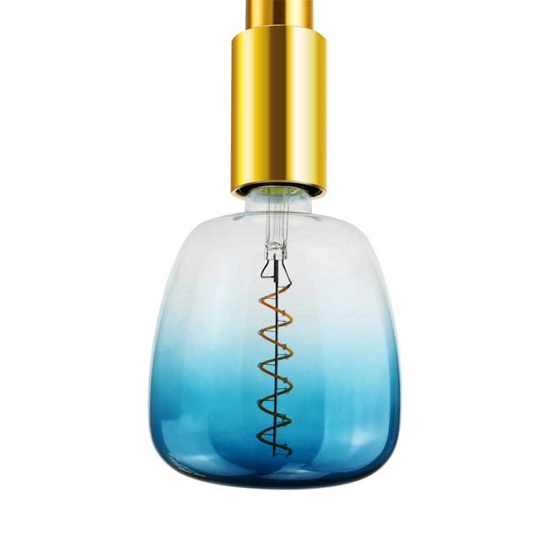 Kraftig spiral grøn 4w ledede modeglødelampe