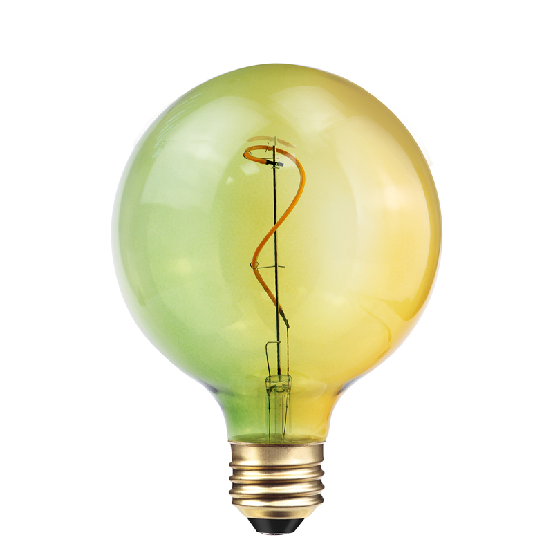 G125 Blandet farve Smokeret hvid populær mode dekorativ blød filament deco light