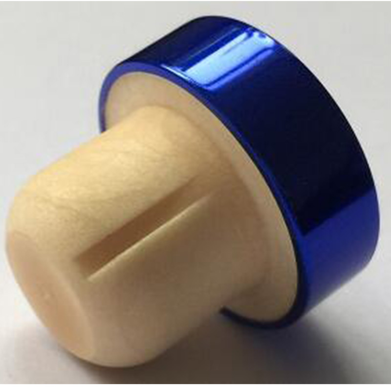 proppen med flaskeprop med aflastning af luftrille