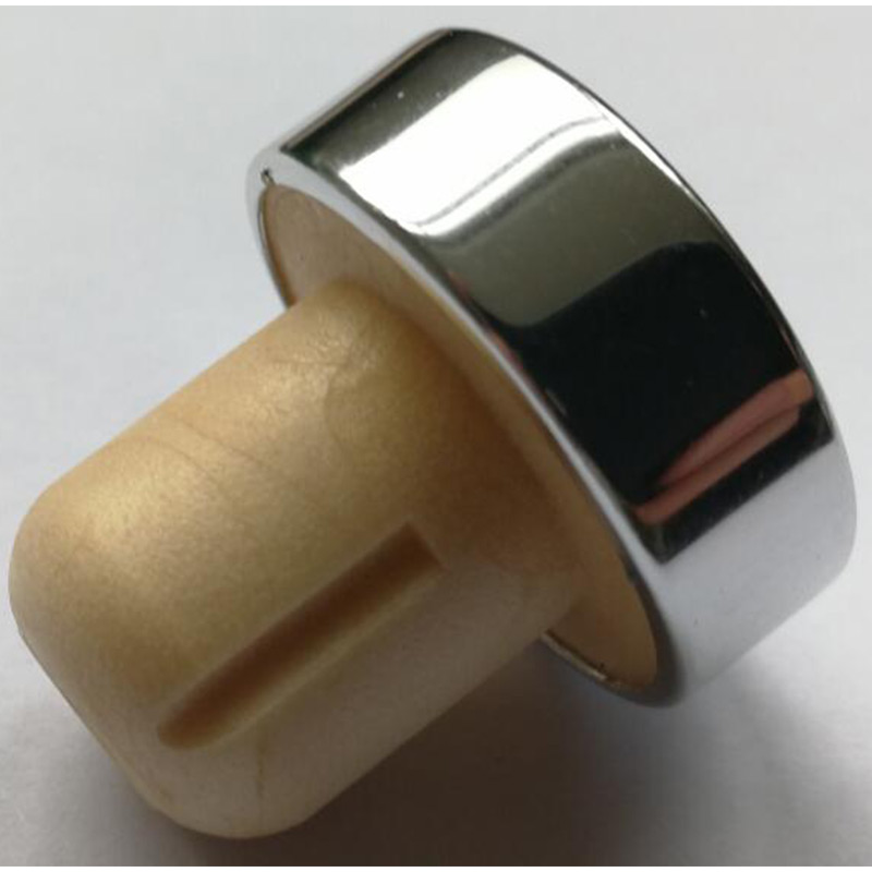 proppen med flaskeprop med aflastning af luftrille