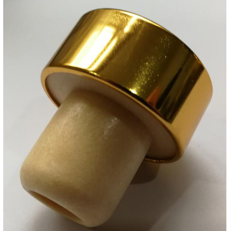 lukning af flaskeproppehul i vinflaske