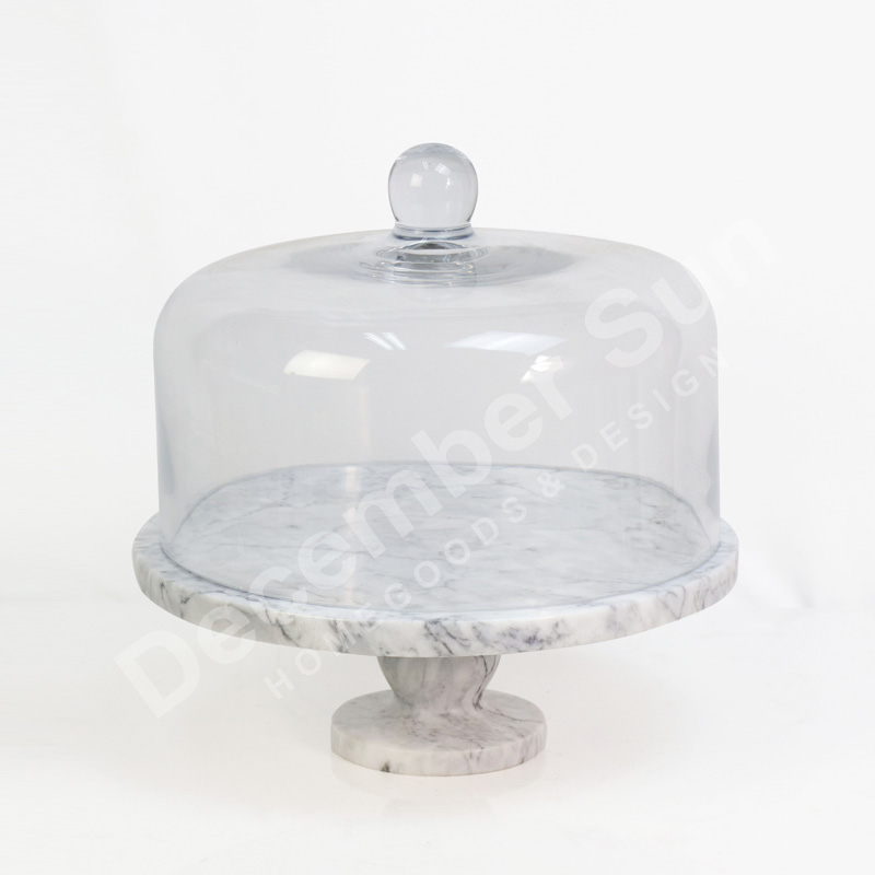 Bedste pris hvid marmor kage stativ