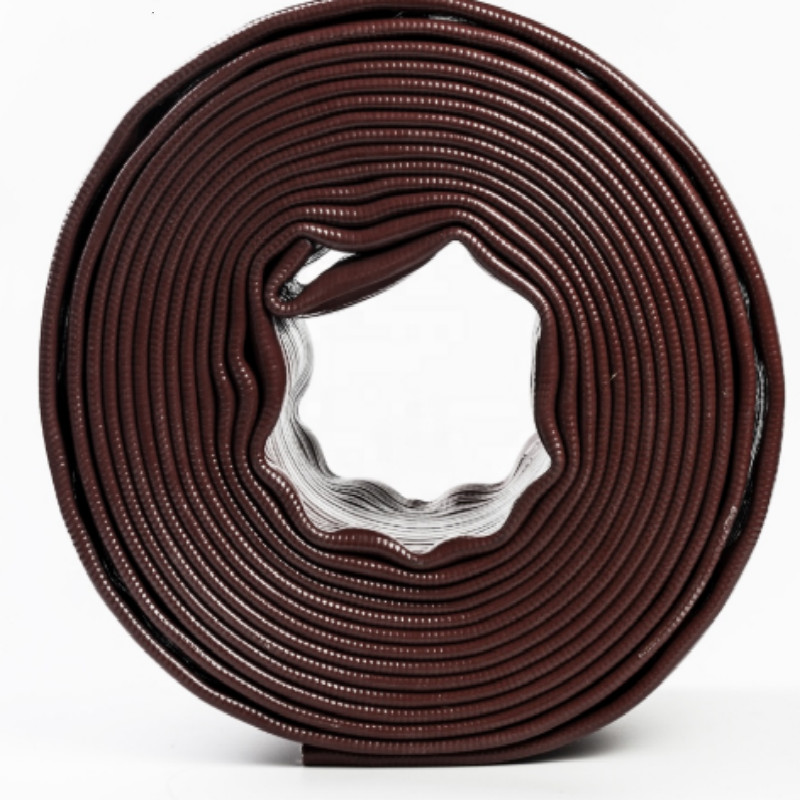 Tilpasset lag flad PVC vand irrigation slange