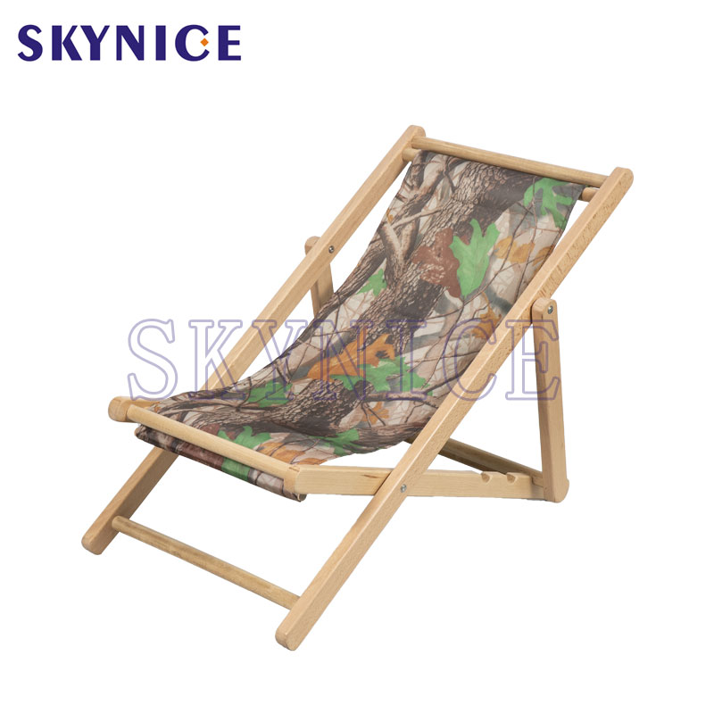 Børn Wooden Sling Back Beach stole