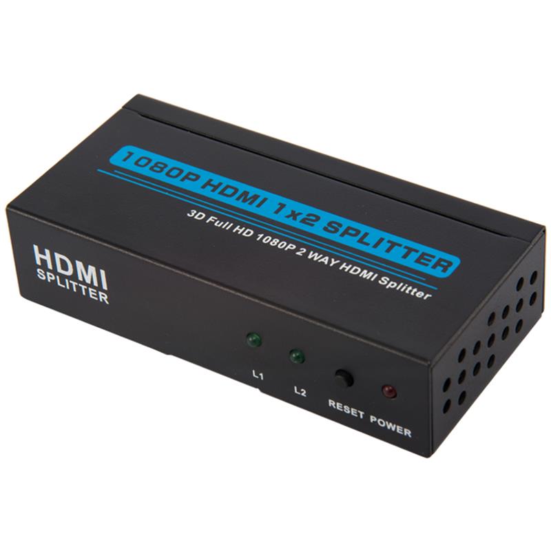 To porte HDMI 1x2 Splitter Support 3D Full HD 1080P