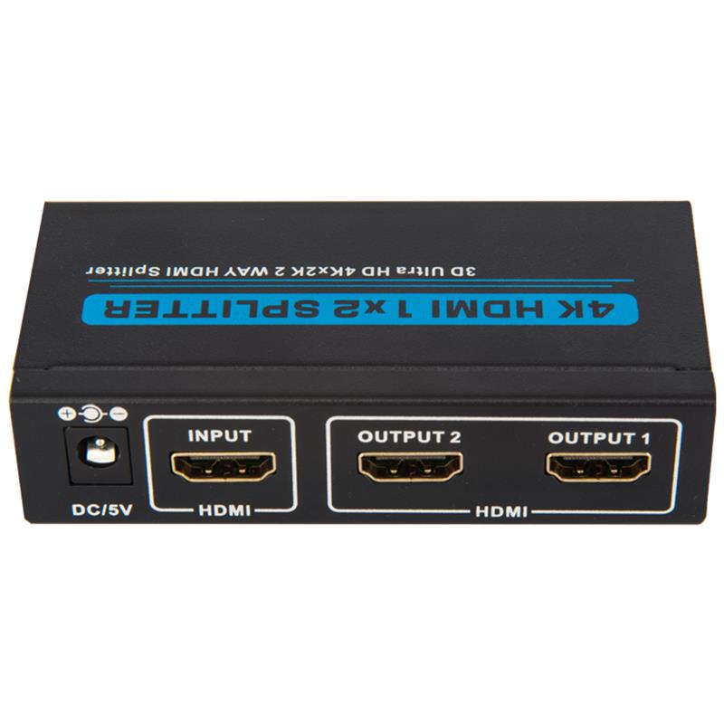 V1.4 2 porte HDMI 1x2 Splitter 3D Ultra HD 4Kx2K \/ 30Hz