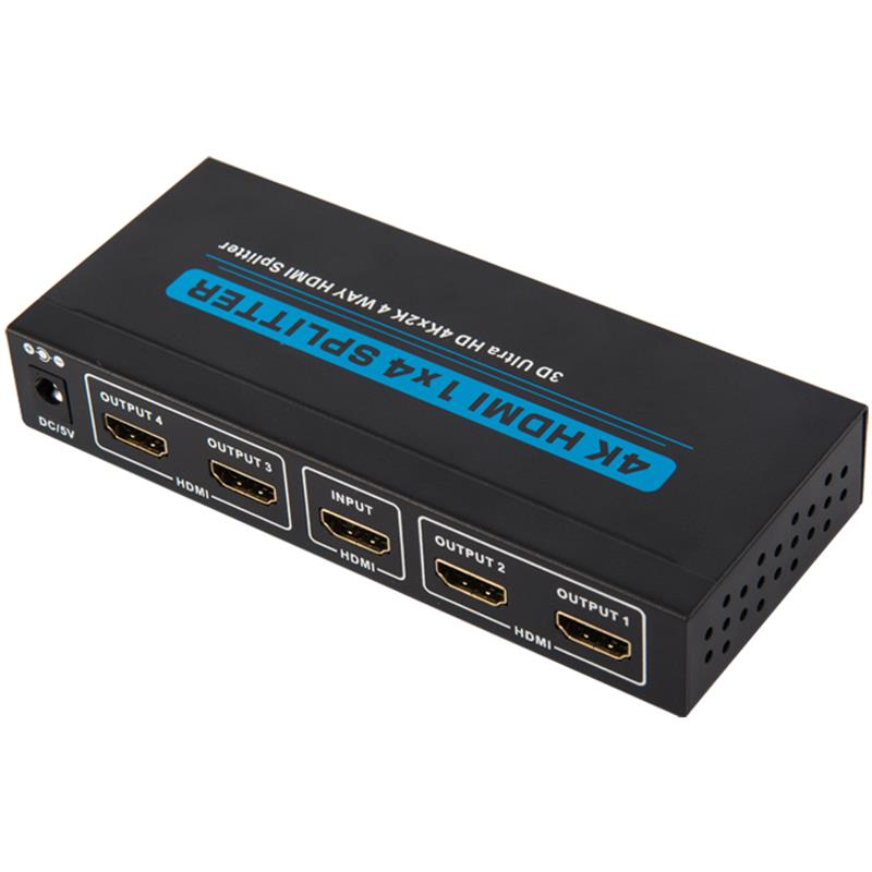 4K 4 porte HDMI 1x4 Splitter Support 3D Ultra HD 4Kx2K \/ 30Hz
