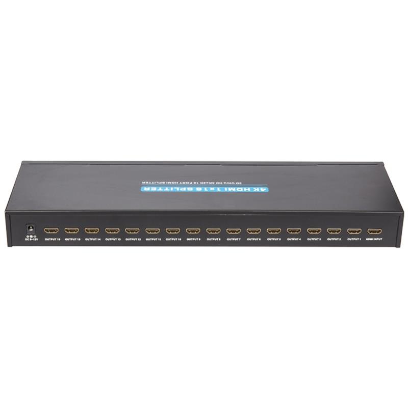 4K 16 porte HDMI 1x16 Splitter Support 3D Ultra HD 4Kx2K \/ 30Hz