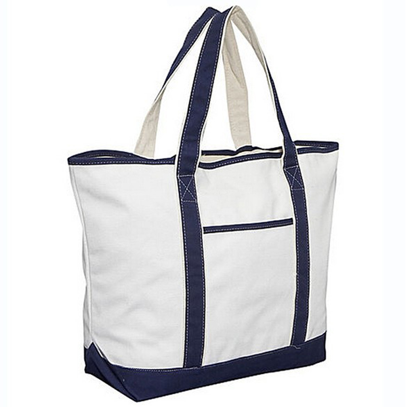SG72 Brugertilpasset størrelse Heavy Duty Outdoor Summer Beach Cotton Tote Canvas Bag