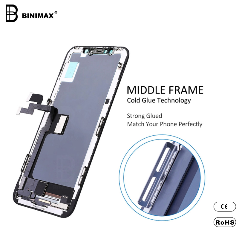 BINIMAX FHD Display LCD mobiltelefon LCD til ip X