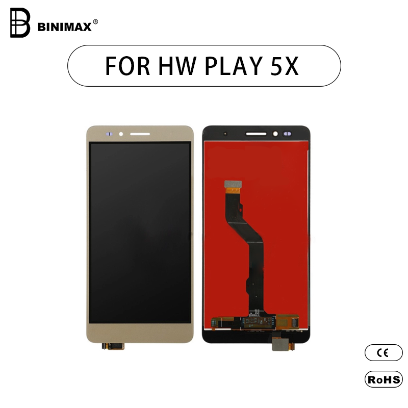 Mobiltelefon TFT LCD-skærm Samlingsdisplay til HW play 5X