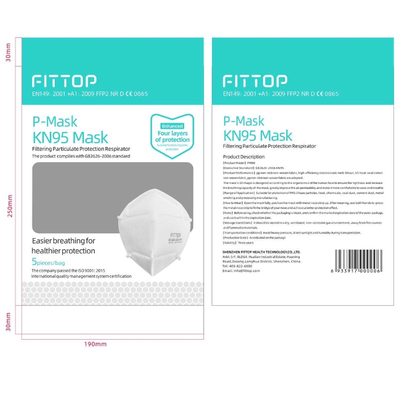 EF, FDA-[FITTOP KN95