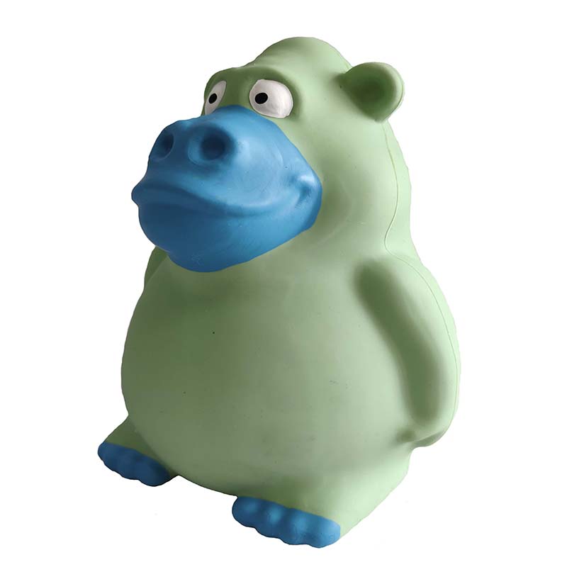 Fabriks silikone squeaky hund legetøj pot maven kæledyr tygge legetøj