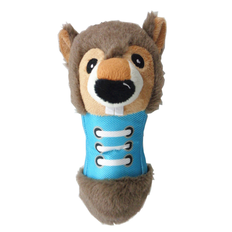 Miljøvenlig plys legetøj hund tygge legetøj til et selskab