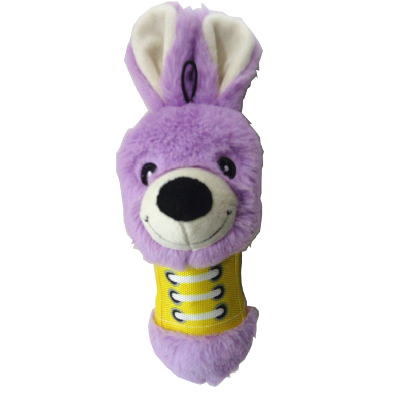 Miljøvenlig plys legetøj hund tygge legetøj til et selskab