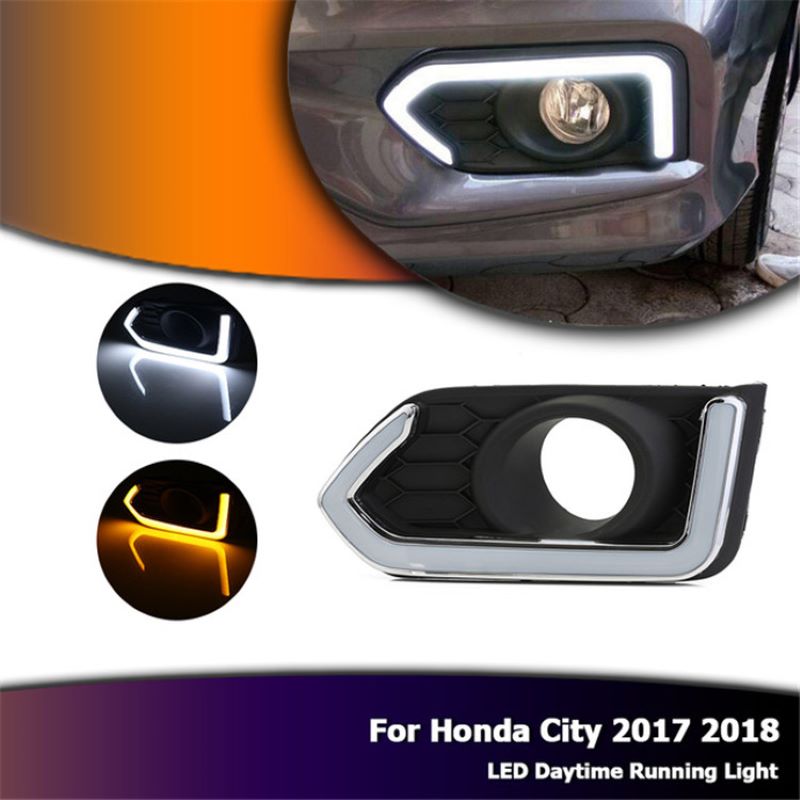 Dagslys for Honda City 2017§2018,Foglampe for Honda City 2017§2018 DRL