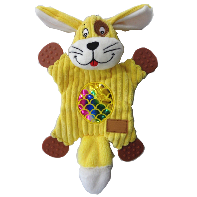 Fabrik plush ny kæledyr legetøjshund tygge legetøj med piber