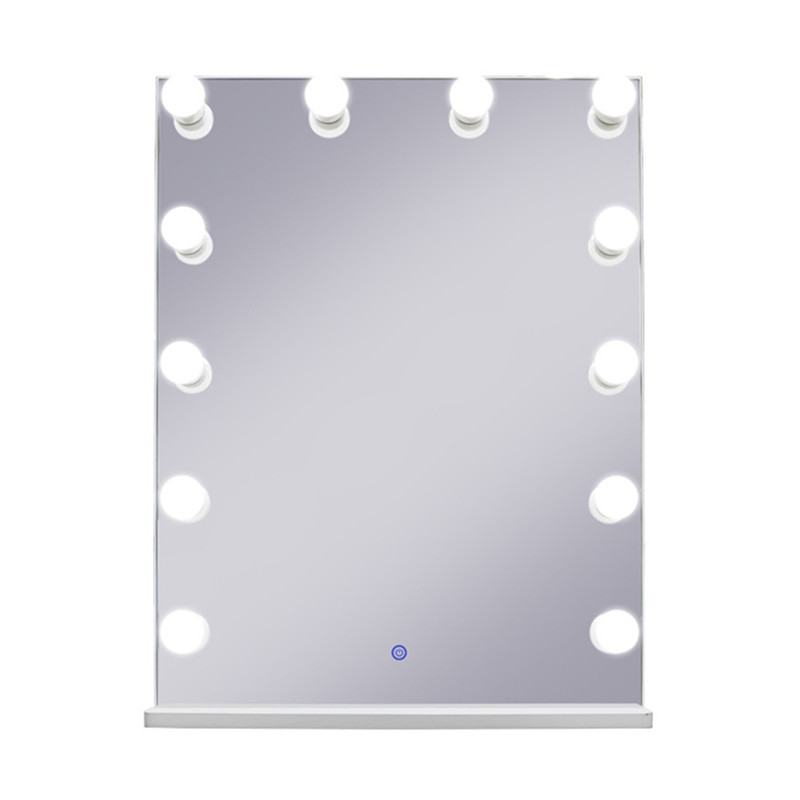 Hollywood Makeup Vanity Mirror med Lys Bulgs, Illumineret Vanity Dressing Bord Light