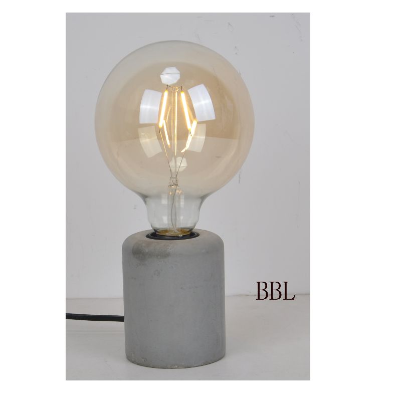 Bordlampe med lille søjlebetonfod